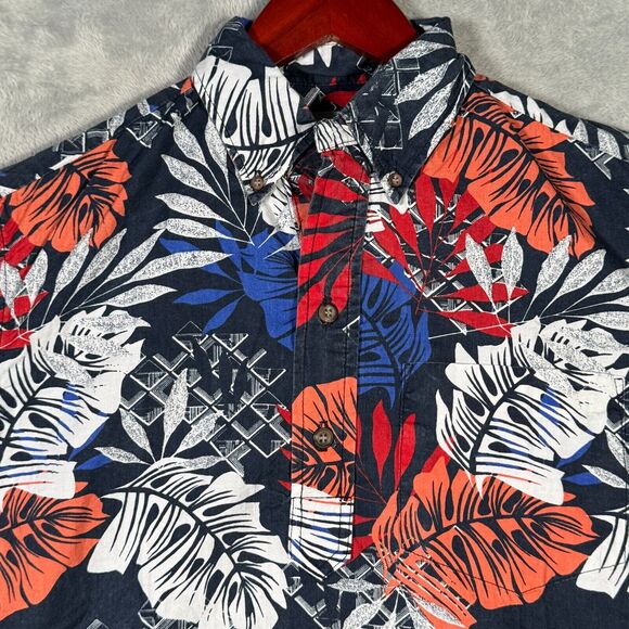 Chubbies Shirt Mens S‎ Blue Floral Hawaiian Popover - Picture 1 of 8